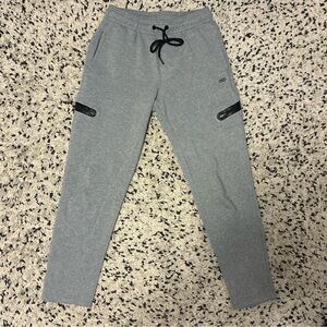 Men’s grey sweatpants tech zipper - Size M